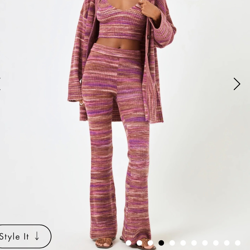 L*space Demi Pant in Sundown Space Dye